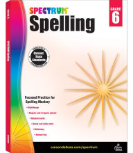 Title: Spectrum Spelling, Grade 6, Author: Spectrum