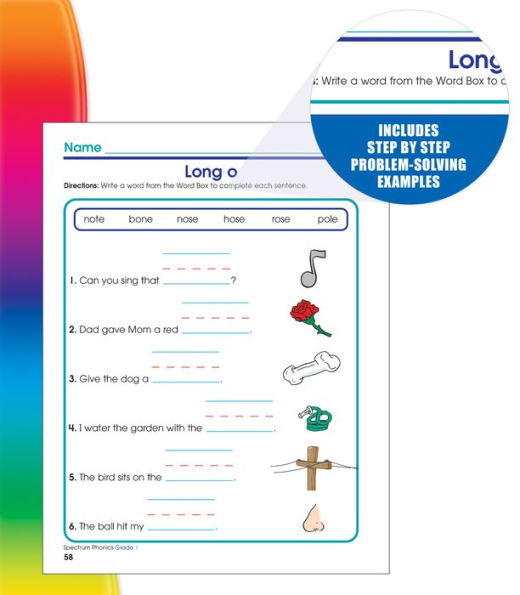 Spectrum Phonics, Grade 1