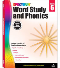 Title: Spectrum Word Study and Phonics, Grade 6, Author: Spectrum
