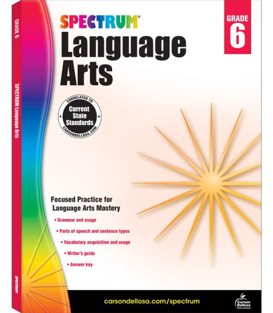 by　Spectrum,　Paperback　Barnes　Language　Spectrum　Grade　Arts,　Noble®