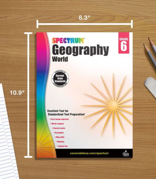 Spectrum Geography, Grade 6: The World