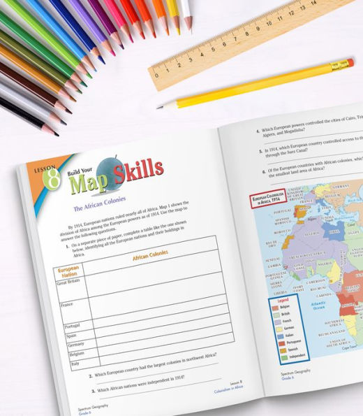 Spectrum Geography, Grade 6: The World