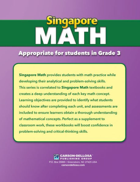 Singapore Math, Grade 3