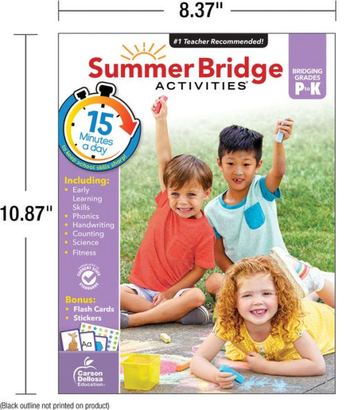 Summer Bridge Activities, Grades PK - K: Bridging Grades Prekindergarten to Kindergarten