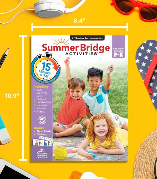 Summer Bridge Activities, Grades PK - K: Bridging Grades Prekindergarten to Kindergarten