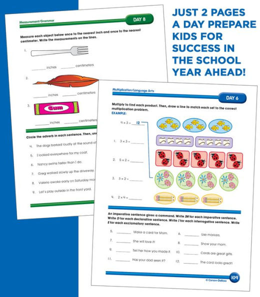 Summer Bridge Activities, Grades 2 - 3: Bridging Grades Second to Third