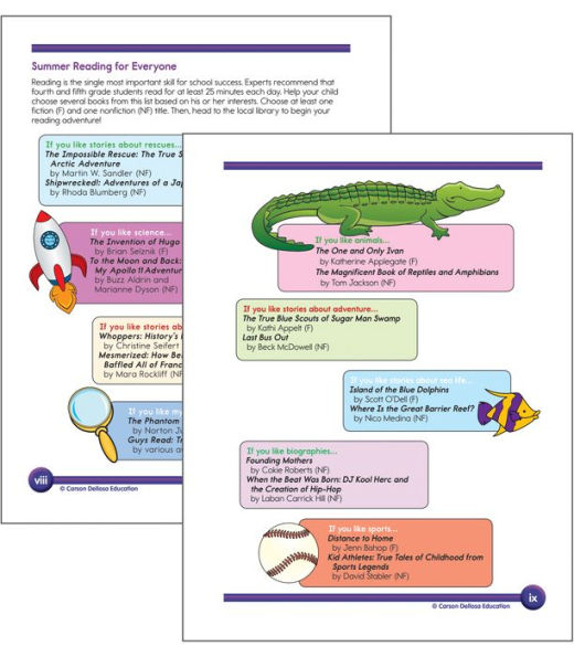 Summer Bridge Activities, Grades 4 - 5: Bridging Grades Fourth to Fifth