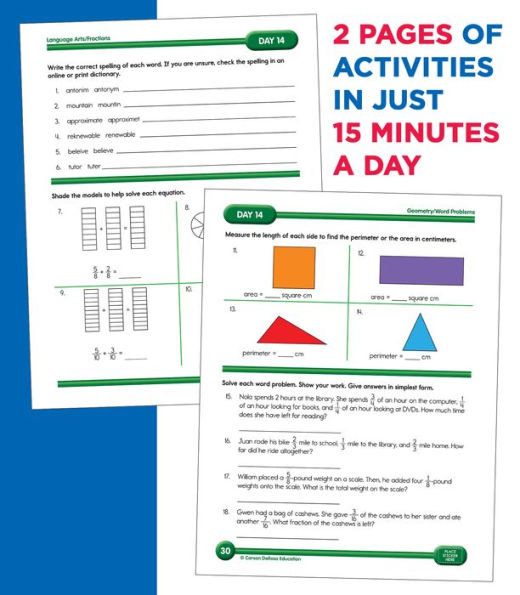 Summer Bridge Activities, Grades 4 - 5: Bridging Grades Fourth to Fifth