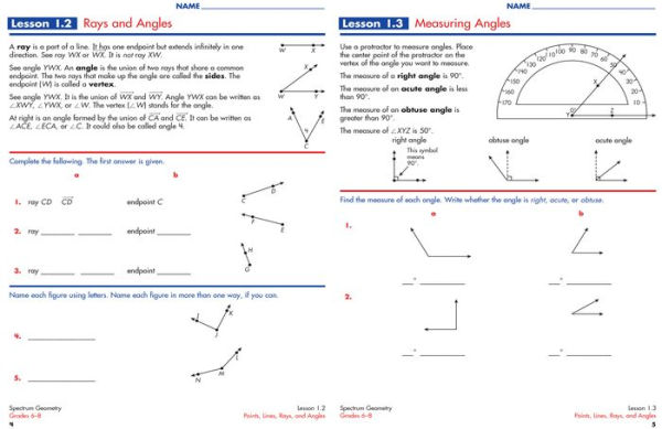 Spectrum Geometry, Grades 6-8