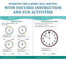 Alternative view 14 of The Complete Book of Time & Money, Grades K - 3