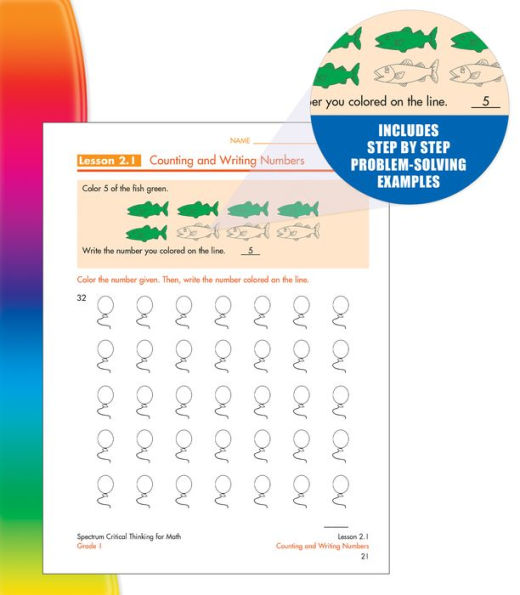 Spectrum Critical Thinking for Math, Grade 1