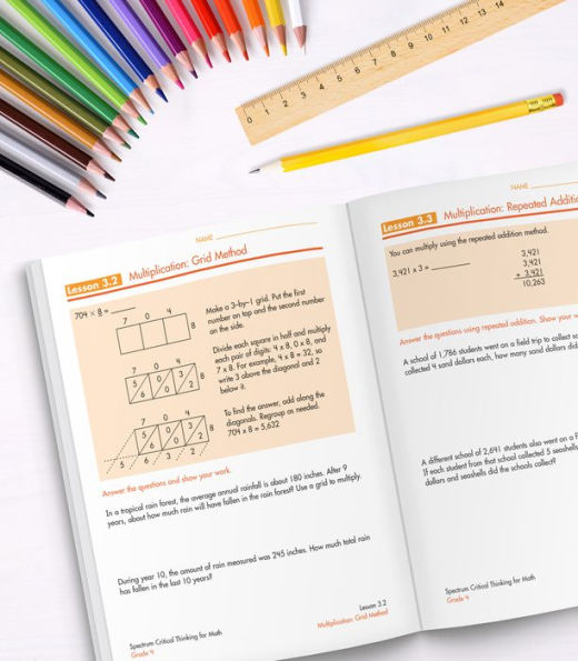 Spectrum Critical Thinking for Math, Grade 4