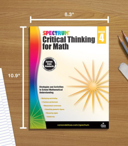 Spectrum Critical Thinking for Math, Grade 4