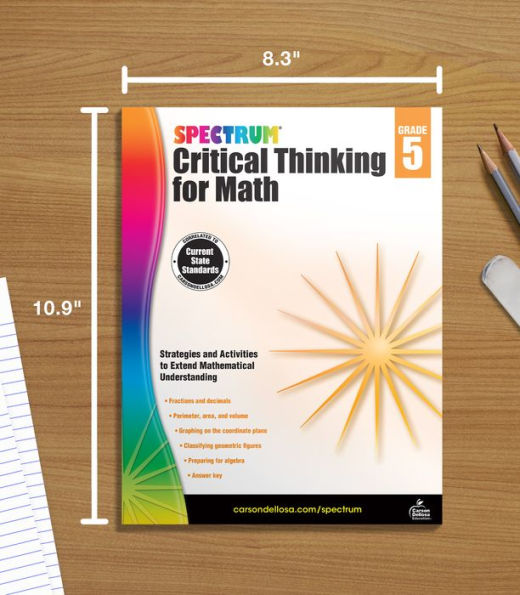 Spectrum Critical Thinking for Math, Grade 5