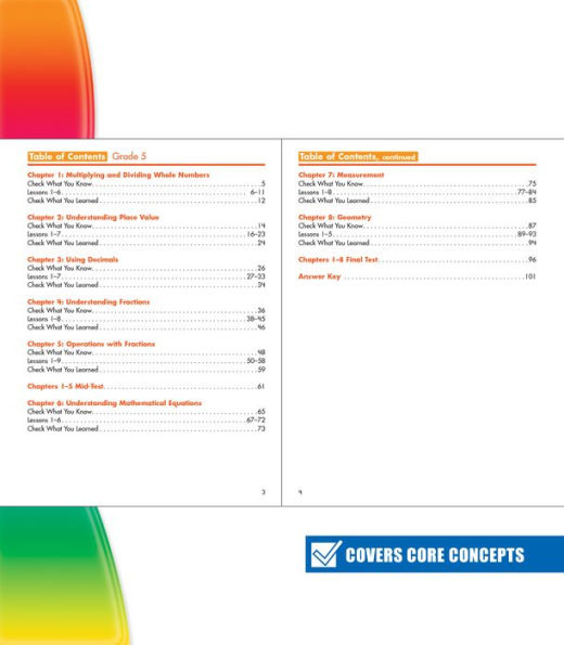 Spectrum Critical Thinking for Math, Grade 5