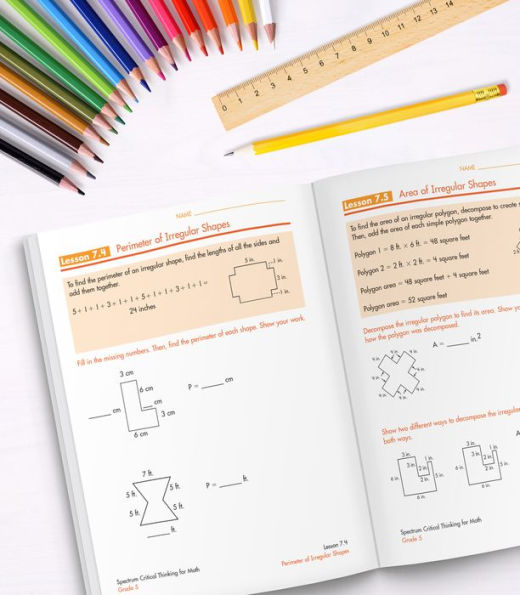 Spectrum Critical Thinking for Math, Grade 5