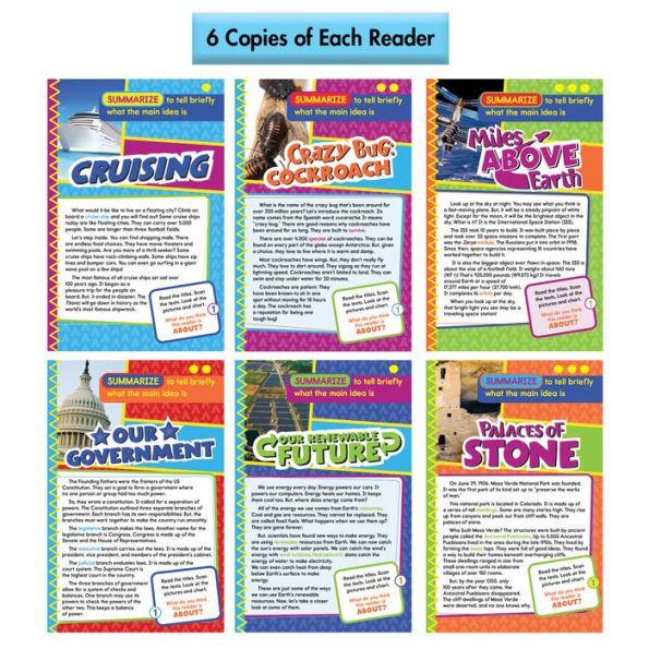 Ready to Go Guided Reading: Summarize, Grades 3 - 4