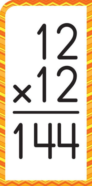 Multiplication All Facts through 12 Flash Cards
