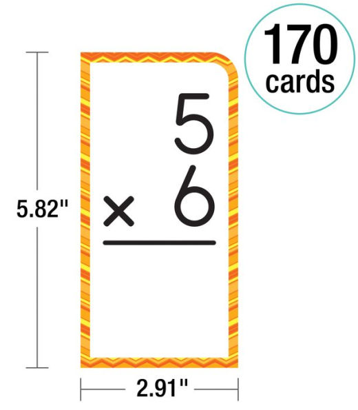 Multiplication All Facts through 12 Flash Cards