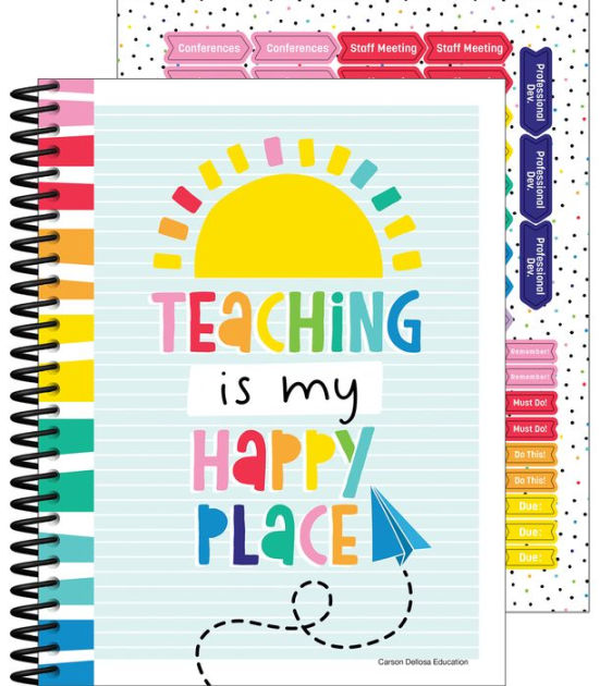 Happy Place Teacher Planner by Carson Dellosa Education, Other Format