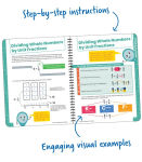 Alternative view 3 of Break It Down Advanced Fractions Reference Book