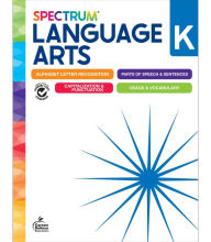 Title: Spectrum Language Arts Workbook, Grade K, Author: Spectrum
