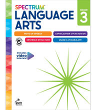 Title: Spectrum Language Arts Workbook, Grade 3, Author: Spectrum