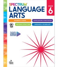 Title: Spectrum Language Arts Workbook, Grade 6, Author: Biddle