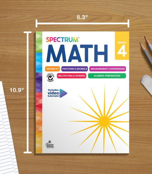 Spectrum Math Workbook, Grade 4