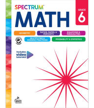 Title: Spectrum Math Workbook, Grade 6, Author: Elise Craver