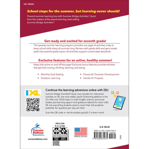 Summer Bridge Activities® Quick