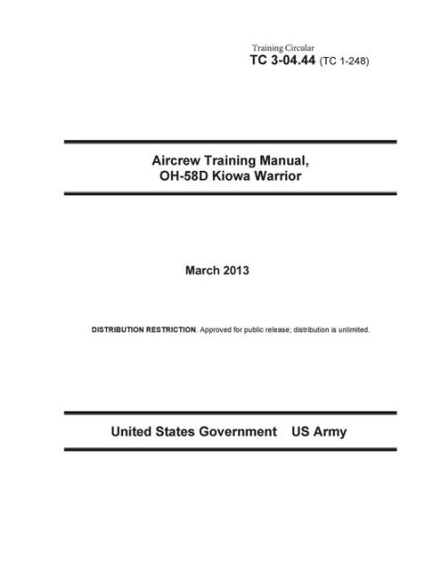 Training Circular TC 3-04.44 (TC 1-248) Aircrew Training Manual, OH-58D