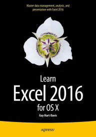 Title: Learn Excel 2016 for OS X, Author: Guy Hart-Davis