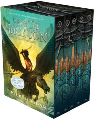 Title: Percy Jackson and the Olympians 5 Book Paperback Boxed Set (w/poster), Author: Rick Riordan