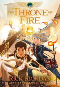 The Throne of Fire: The Graphic Novel (Kane Chronicles Series #2)