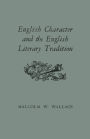 English Character and the English Literary Tradition