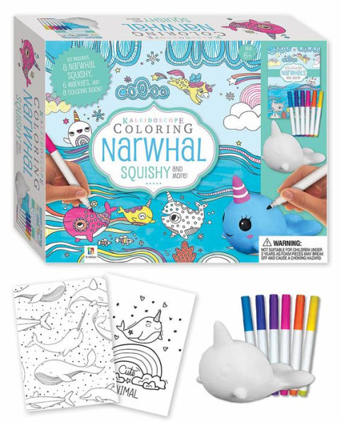 Kaleidoscope Coloring: Narwhal Squishy and More!