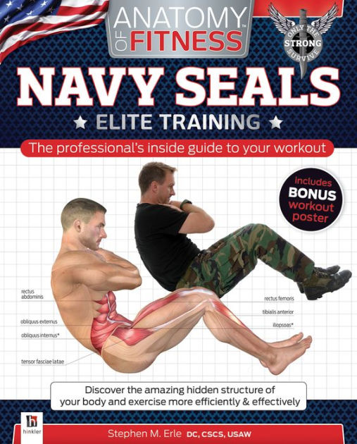 Anatomy of Fitness Navy Seals with Poster by Hinkler, Paperback