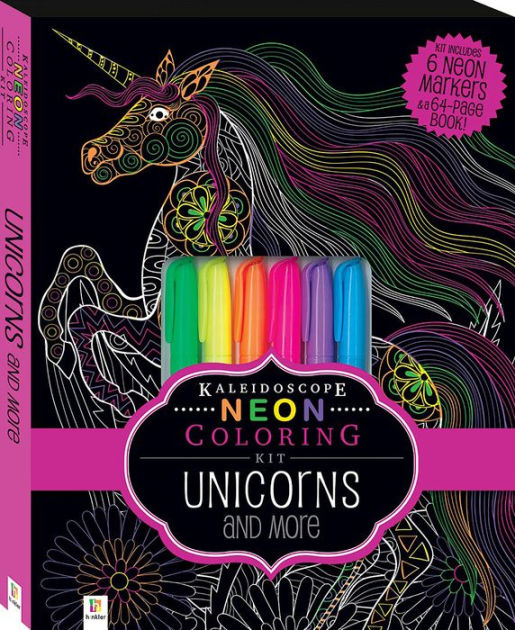 Kaleidoscope Ultimate Neon Colouring Kit: Vibrant World - Colouring - Art +  Craft - Children - Hinkler