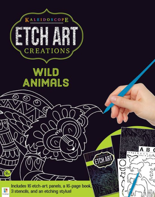 KALEIDOSCOPE ETCH ART Creations: Wild Animals and More (Paperback