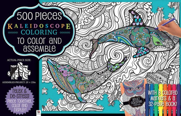 Kaleidoscope Coloring: 500 Pieces to Color and Assemble