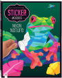 Kaleidoscope Sticker Mosaics: Neon Nature