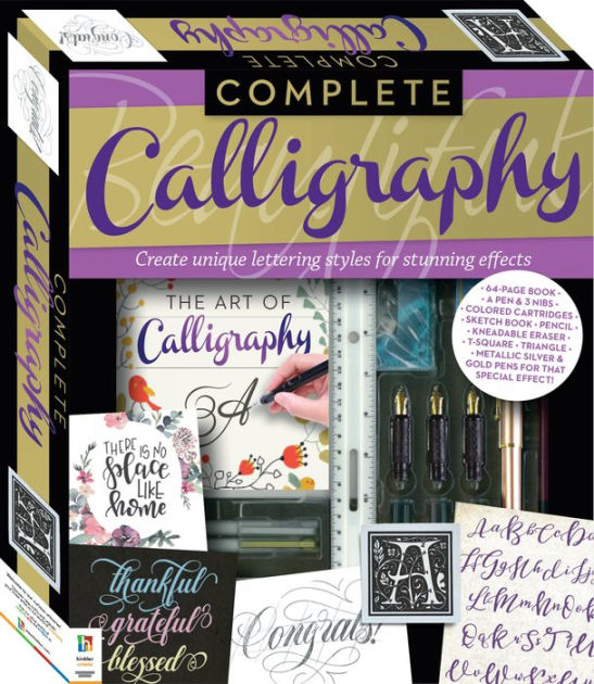Calligraphy Kit - Calligraphy Pen Set with Book & Instructions