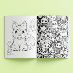 Alternative view 2 of Super Kaleidoscope Coloring Kit: Kreepy Kawaii