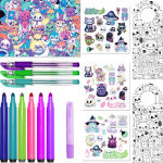 Alternative view 6 of Super Kaleidoscope Coloring Kit: Kreepy Kawaii