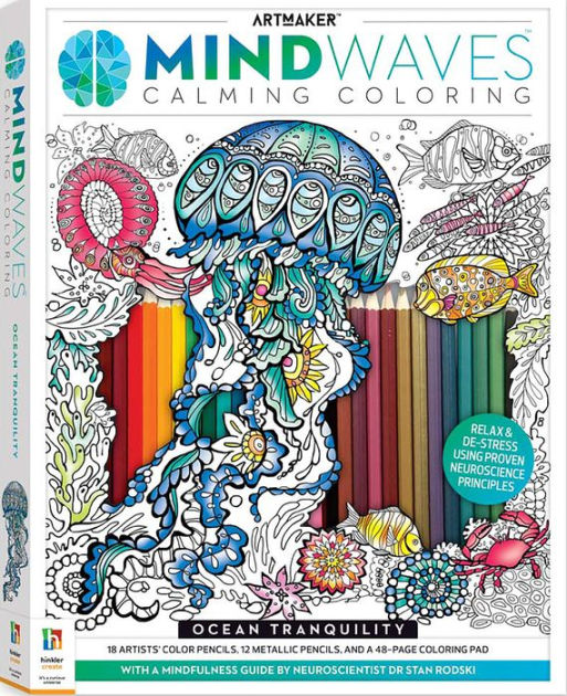 Art Maker: Mindwaves Coloring Kit: Ocean Tranquility