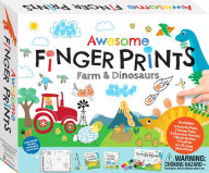 Title: Awesome Finger Prints Farm & Dinosaurs, Author: Hinkler
