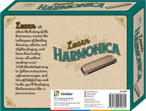 Retro Box Learn Harmonica