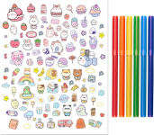 Alternative view 3 of Kawaii Wonderland Coloring Set with Lap Desk