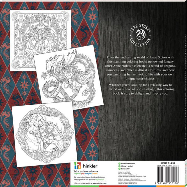 Anne Stokes Mythical Collection Coloring Book